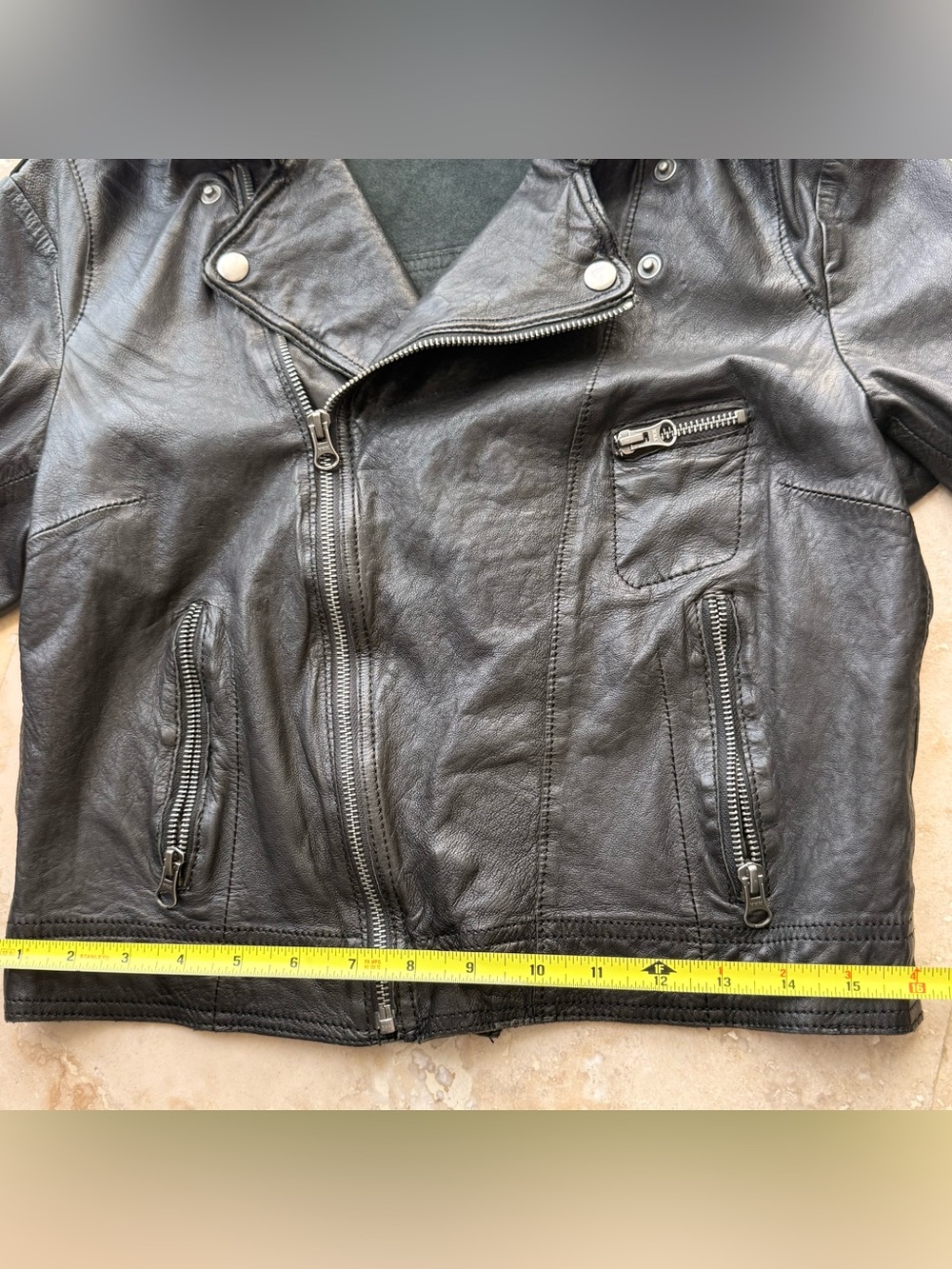 Jackett brand moto leather jacket XS - Picture 11 of 13